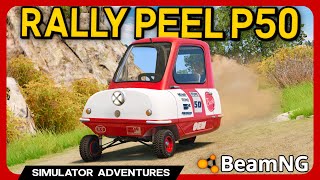 Worlds SMALLEST Rally Car  BeamNG Peel P50 Mod UPDATE [upl. by Campy]