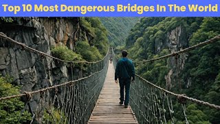 Top 10 Most Dangerous Bridges In The World [upl. by Notgnihsaw]