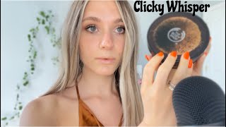 ASMR Clicky Whisper With Sticky Tapping For Sleep🌙 [upl. by Anyahc125]