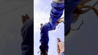 lineman ￼ work time lineman electrical shorts vairalvideo samsul [upl. by Draner636]