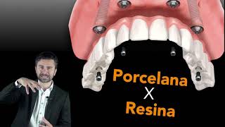 Implante Dentário Porcelana ou Resina [upl. by Viridissa249]