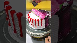 Blueberry Cake Decoration  Cake Design youtubeshorts shorts video cake [upl. by Barby222]