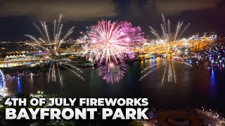 Full Miami Bayfront Park Fourth of July Fireworks 2022 [upl. by Nov]