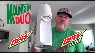 ReCarbonate Flat Mountain Dew with SodaStream  Dew or Dew Not  The Mountain Duo [upl. by Rushing]