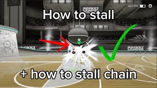 Stall  stall chain tutorial in Rocket League Sideswipe [upl. by Laris]