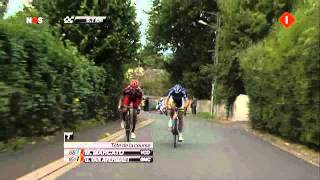 Paris  Tours 2011 Final kilometers [upl. by Yelad]