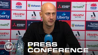 Ruben Zadkovich  Press Conference  Western Sydney Wanderers v Brisbane Roar [upl. by Eirelam]