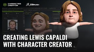 Creating Lewis Capaldi with Character Creator Headshot for TikTok  PART 1 [upl. by Idnis]