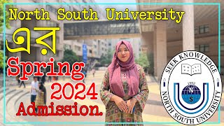 North South University Spring 2024 Admission  NSU SPRING 2024 [upl. by Silber]