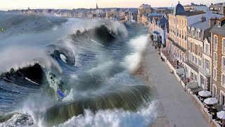 Tragedy in the UK Giant waves and storms destroy houses in Devon and Cornwall [upl. by Sixele]