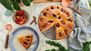 Plum Cake Recipe  How to Make Plum Cake  Summer Fruit Cake [upl. by Ophelie]