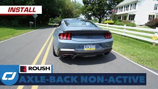 Hear the ROAR of This Roush AxleBack Exhaust for NonActive 2024 Mustangs [upl. by Care]