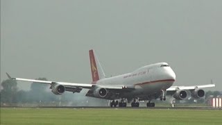 Plane spotting at Schiphol Airport  Beautiful landings amp take offs [upl. by Hardej936]