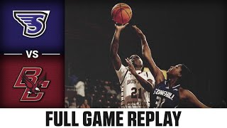 Stonehill vs Boston College Full Game Replay  202324 ACC Women’s Basketball [upl. by Aynwad443]