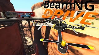 Weaponized Minigun Drone Destruction  The Best Weapon in BeamNG Drive  BeamNG Drive Gameplay [upl. by Skrap]