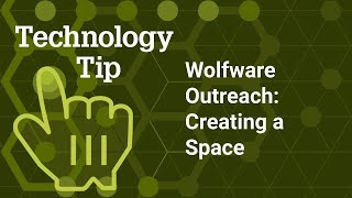 Creating an Outreach Space in WolfWare [upl. by Towbin]