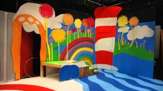 Painting A Seussical Set at First Academy [upl. by Ineslta]