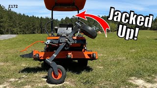 All Zero Turn Mowers Should Have This Kubota Maintenance Lift [upl. by Rats]