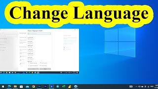 How To Change Language in Windows 10  11 [upl. by Beitris391]