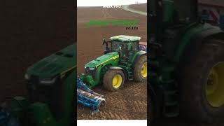 Nouveau Tracteur Agricole JOHN DEERE 8R 370  NEW TRACTOR JOHN DEERE 8R370 Plowing  Обзор Jr 2023 [upl. by Desirea750]