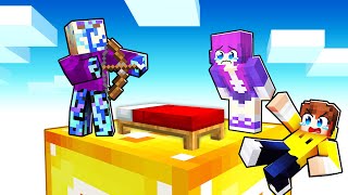 LUCKY BLOCK Bedwars in Minecraft [upl. by Nnylrac689]