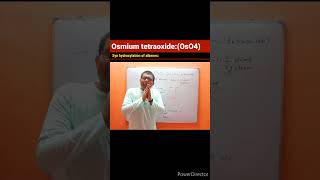 Osmium tetraoxide OsO4 reagentSyn hydroxylation of alkene Oxidation reactionAlkene to 12 diol [upl. by Eckart]