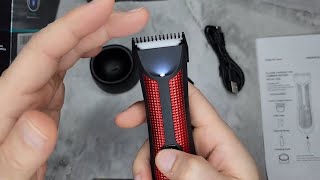 Groin Hair Trimmer Electric Manscape Trimmer for Men Waterproof Ball Trimmer for Pubic Hair Review [upl. by Llerrit580]