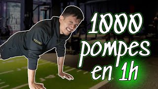 Challenge des 1000 pompes en 1h [upl. by Ailuj]