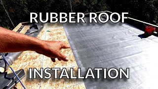 Installing the RoofKit EPDM Rubber Roof [upl. by Philcox]