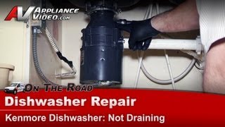 Kenmore Dishwasher Repair  Not Draining  58214409480 [upl. by Cynthy267]