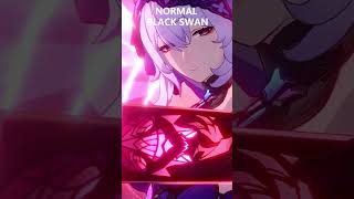 Normal Vs Lore Accurate Black Swan genshin genshinimpact honkaistarrail honkai blackswan [upl. by Benni]