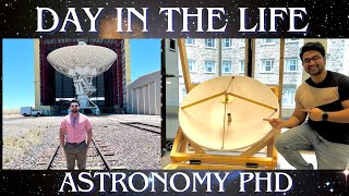 A day in the life of a PhD astronomy student REAL lab work [upl. by Tahp]