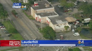 Lauderhill Fire Station Evacuated Due To Explosion Concern [upl. by Akerue171]