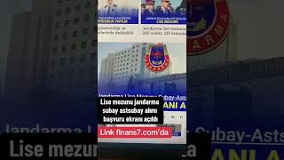 Lise mezunu jandarma subay astsubay alımı başvurusu başladı 2024 JSGF JAMYO başvurusu [upl. by Naujaj946]