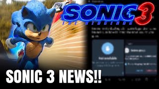 New Sonic Movie 3 amp Trailer News [upl. by Aivlys]