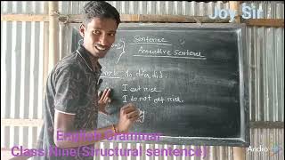 Class Nine English Grammar Sentence [upl. by Ahsimot]