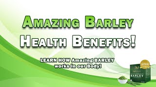 Benefits of Amazing Pure Organic Barley [upl. by Eaneg]