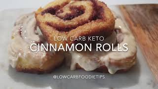 Almond Flour Low Carb Keto Cinnamon Rolls [upl. by Neala]