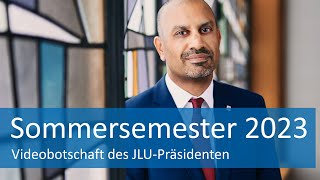 Sommersemester 2023 – Videobotschaft des Präsidenten [upl. by Dupin]