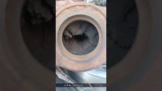 Catalytic Converter Damage automobile carfix asmr mechanic autotools tools satisfying [upl. by Assilla153]