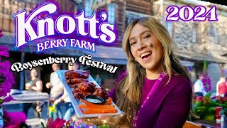 Knotts Boysenberry Festival Foodie Guide 2024 [upl. by Aelahs142]