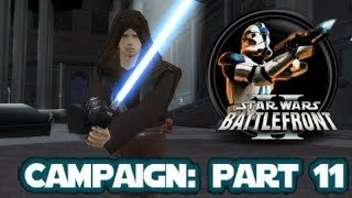 Star Wars Battlefront II Campaign Mission 7  Coruscant Operation Knightfall Part 2 [upl. by Ecinereb799]