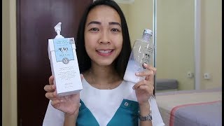 Scentio Whitening Milk Bath Cream and Whitening Body Lotion  Q10 Bahasa Indonesia [upl. by Sharleen]