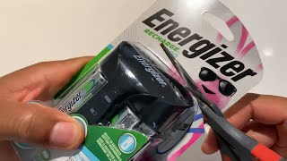 Energizer Rechargeable Batteries and Charger Unboxing [upl. by Isabella]