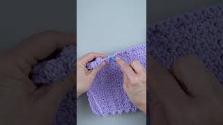 How to crochet a popcorn stitch pattern bag easily Miarti🧶 [upl. by Lebasiairam]