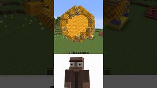 Villager Maddest Hole Filler Reaction shorts minecraft memes [upl. by Grantley]