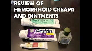 REVIEW OF hemorrhoid ointments and creams [upl. by Valentin]