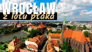 Miasto WROCŁAW z lotu ptaka  Polska z drona [upl. by Sicular]