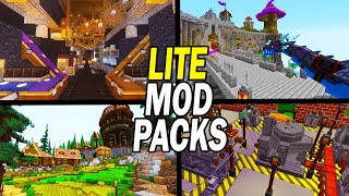 Top 10 Minecraft Modpacks for Low End PCs 2024 [upl. by Nedgo]