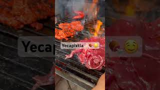 Cecina🔥cecina yecapixtla streetfood taco tianguis tacoz tacos mexico delicioso tacolover [upl. by Ynaffyt]